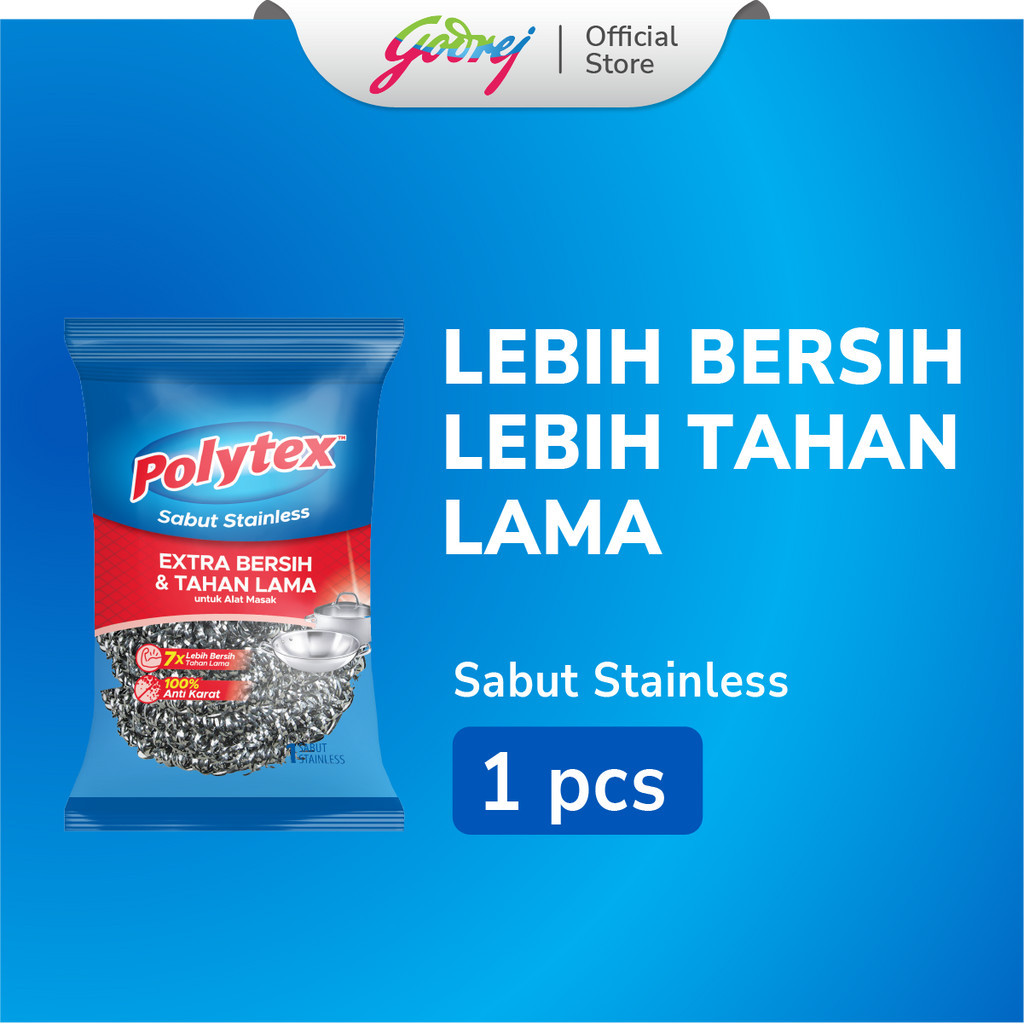 Jual Polytex Sabut Stainless Extra Bersih Tahan Lama Shopee Indonesia