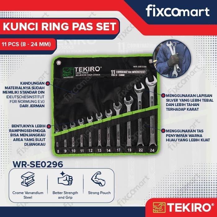 Jual Tekiro Kunci Ring Pas Set Pcs Mm Shopee Indonesia