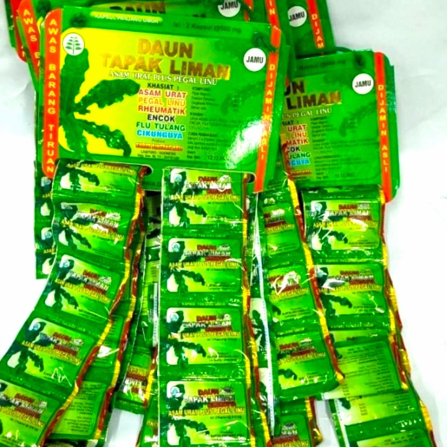 Jual Original Daun Tapak Liman Kapsul Daun Tapak Liman Original Jamu