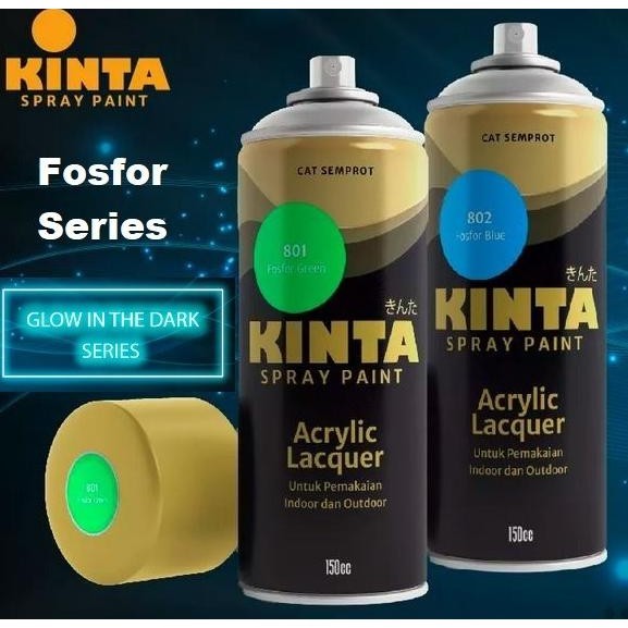 Jual Cat Semprot Pilox Kinta Glow In The Dark Pilok Fosfor Paint