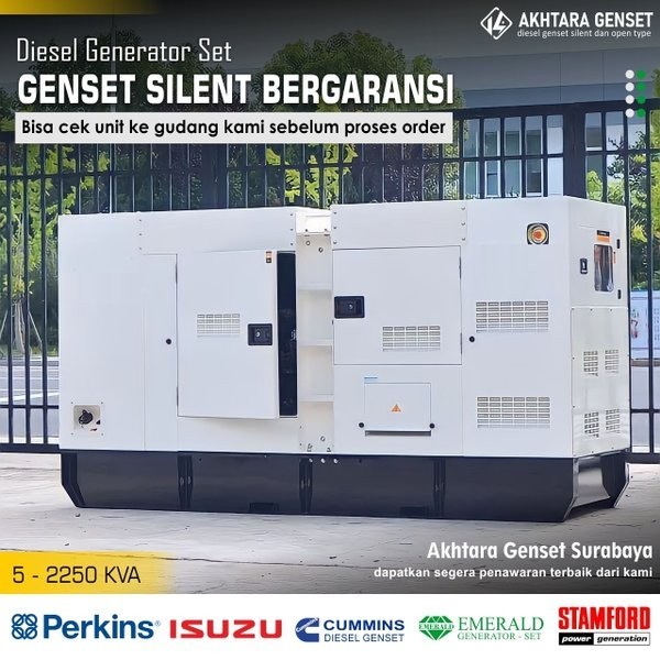 Jual Genset Super Silent Kva Kva Kva Perkins Cummins Isuzu