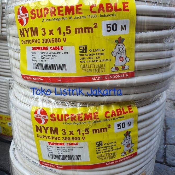 Jual Kabel Listrik Nym X Mm Supreme X Mm M Meter Kawat