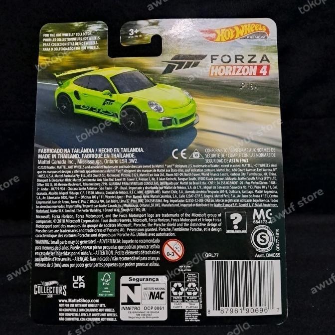 Jual Hotwheels Porsche Gt Rs Forza Horizon T Shopee Indonesia