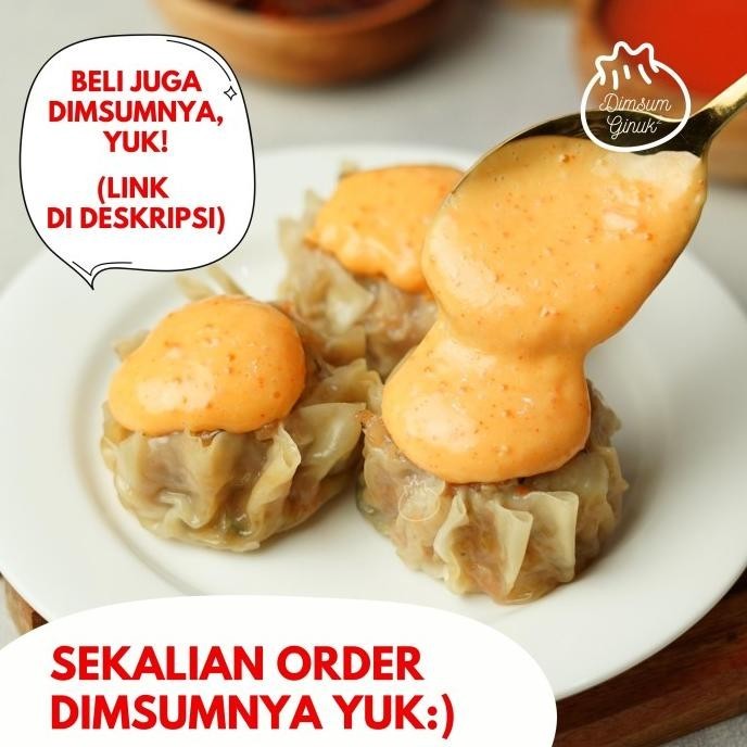 Jual Saos Saus Mentai Halal Sauce Mentaiko Rice Salmon Dimsum Ginuk 500