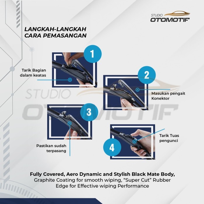 Jual Paket Depan Belakang Wiper New Avanza Veloz Xenia Rwb