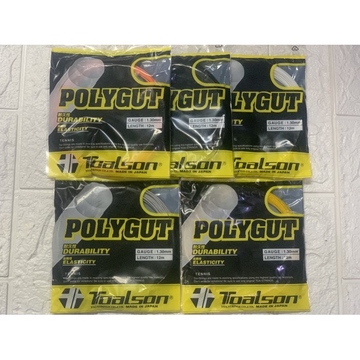 Jual SENAR TENIS TOALSON POLYGUT 1 30 TENIS STRING TOALSON POLYGUT