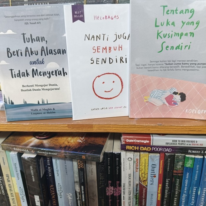 Jual PAKET 3 BUKU NANTI JUGA SEMBUH SENDIRI TUHAN BERI AKU ALASAN UNTUK