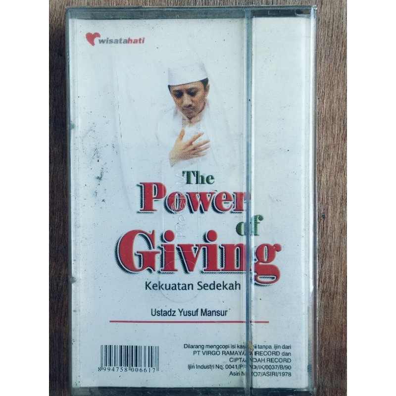 Jual Kaset Pita Ceramah Ustad Yusuf Mansur The Power Of Giving Shopee