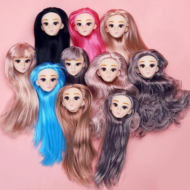 Jual Lifelike Baby Doll Naked Girl With Beautiful Eyes Long Hair