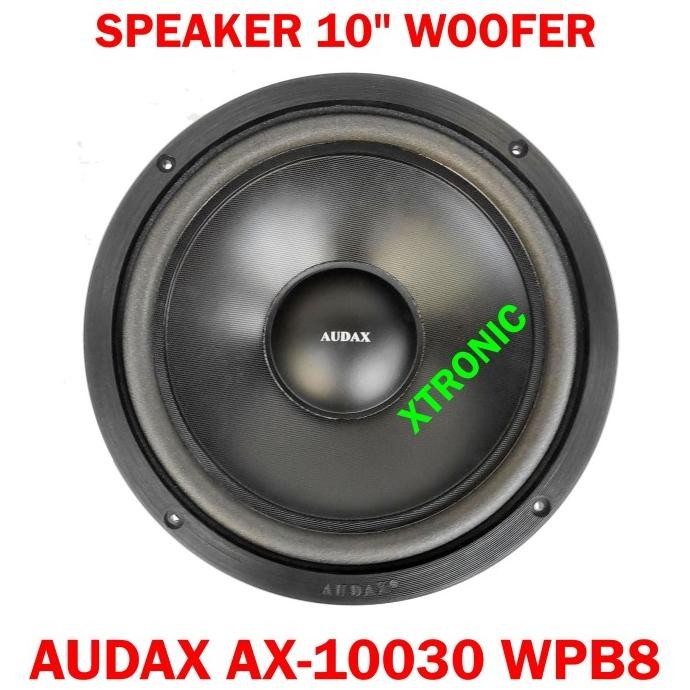 Jual SPEAKER AUDAX AX 10030 WPB8 WOOFER MK II SPEAKER 10 INCH AX10030