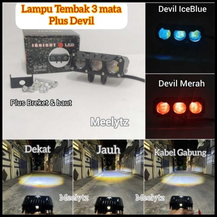 Jual Lampu Tembak Sql Mata Ibright Plus Devil Rgb Dan Senja Alumunium