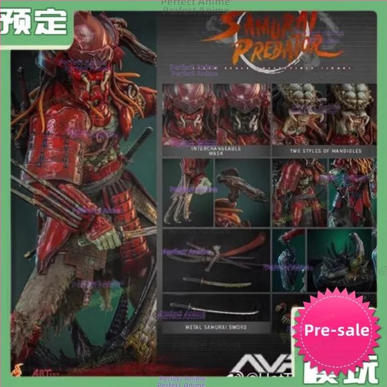 Jual Pre Sale Ht Hot Toys Ac Alien Vs Predator Red Oni Samurai Action Figure Shopee