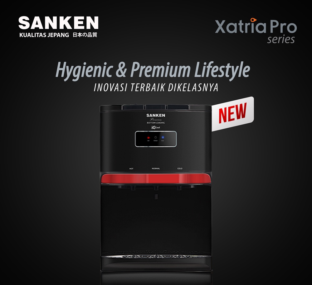 Jual Sanken Dispenser Duo Galon Bawah Atas Hwd Z Ic Xatria Pro Series