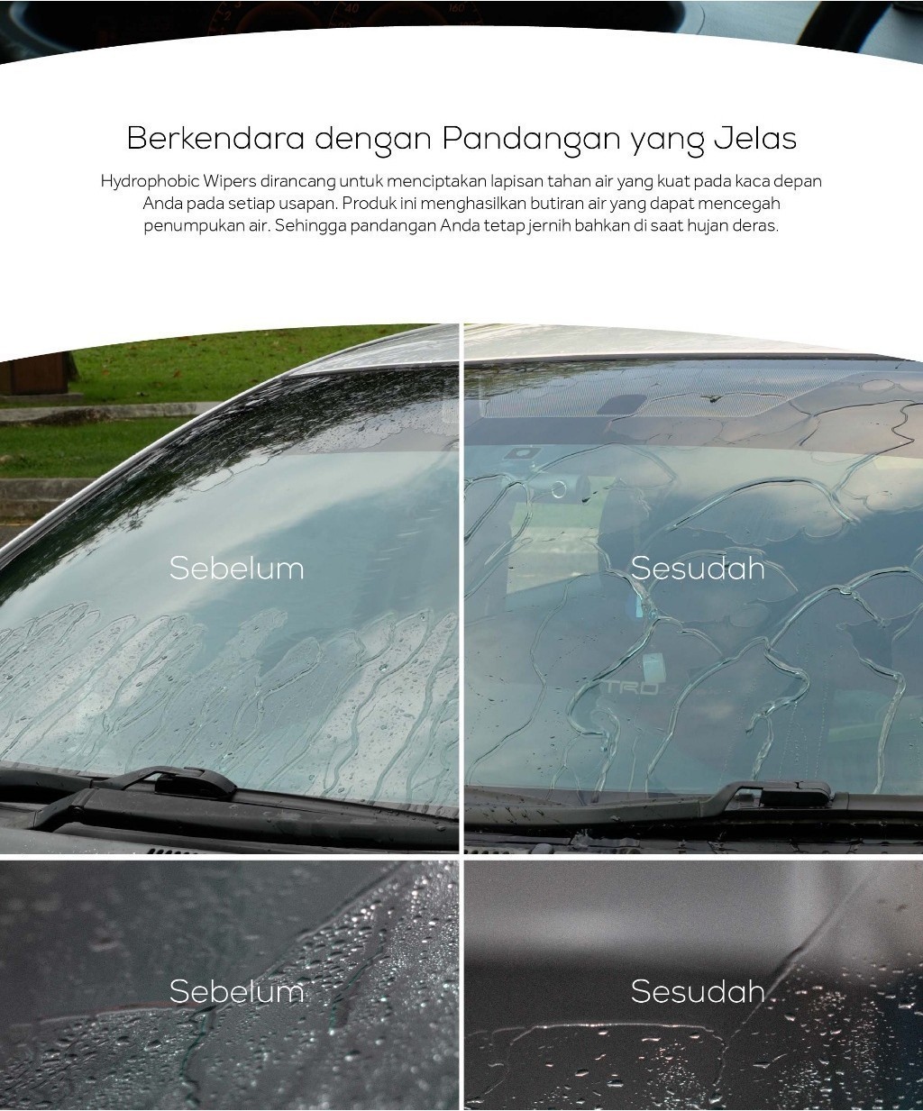 Jual Trapo Wiper Permanent Waterproof Coating 2 Pcs Shopee Indonesia