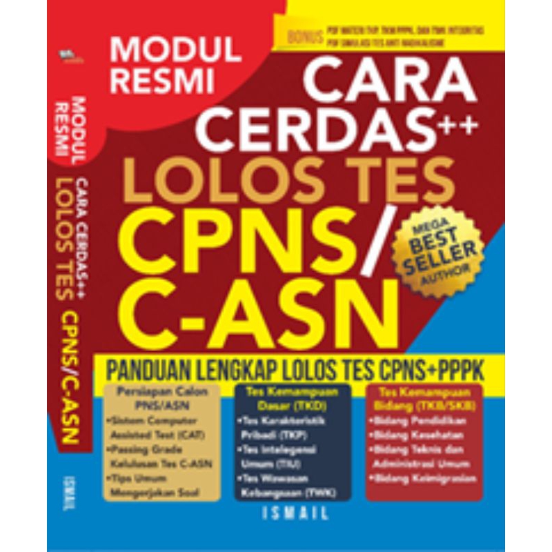 Jual Modul Resmi Cara Cerdas Lolos Tes Cpns C Asn Panduan