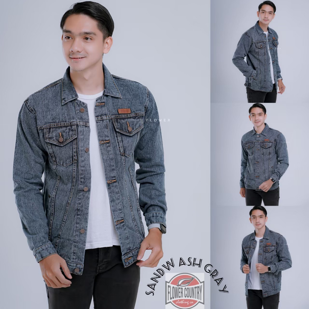 Jual Jaket Jeans Denim Xxl Xxxl Pria Jaket Lepis Jumbo Pria