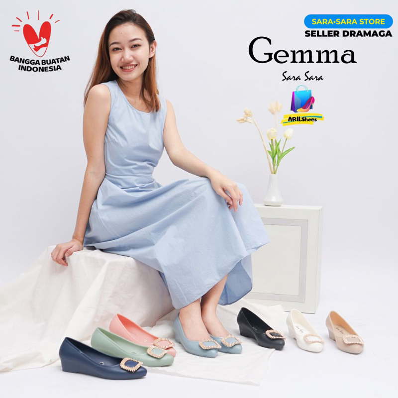 Jual Sara Sara Gemma Sepatu Jelly Wanita Warna Trendi Sepatu