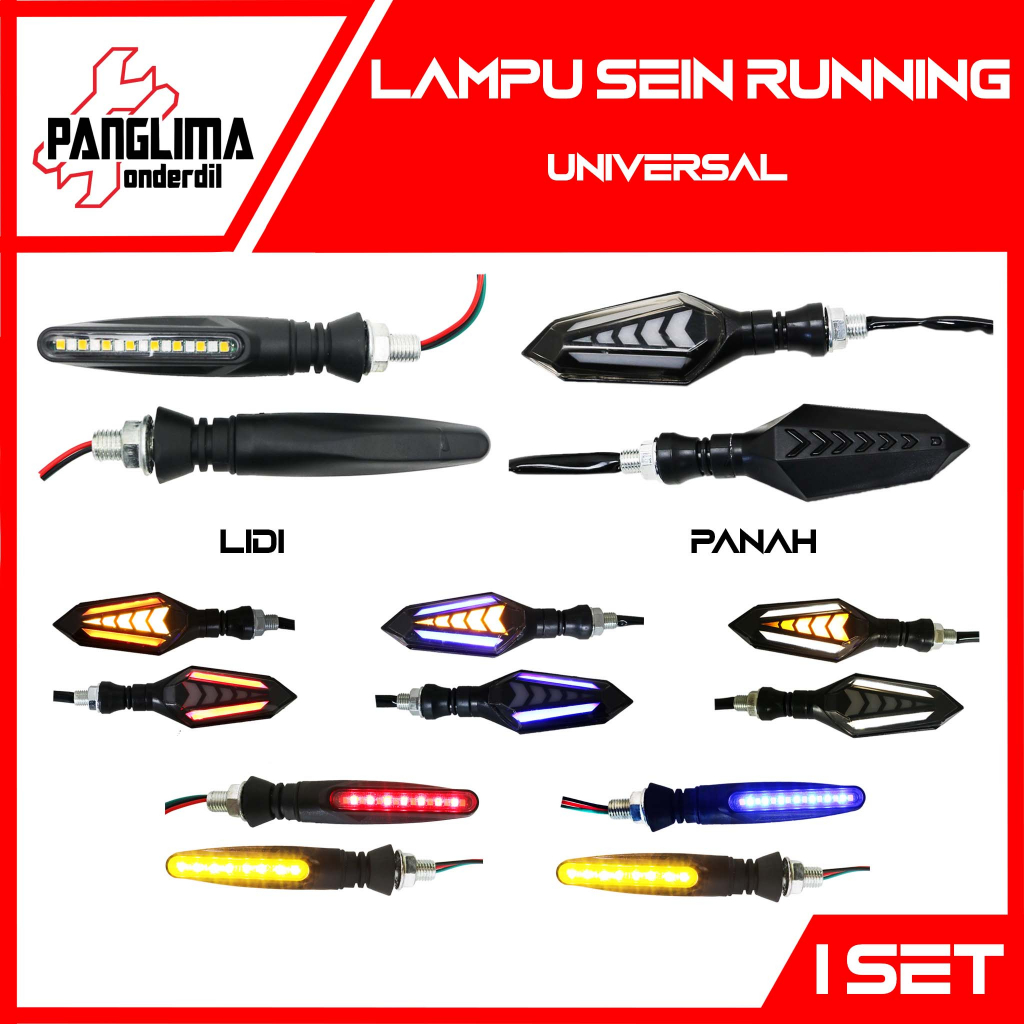 Jual Lampu Sein Assy Running Led Panah Lidi Sisi Cbr Cb Vixion