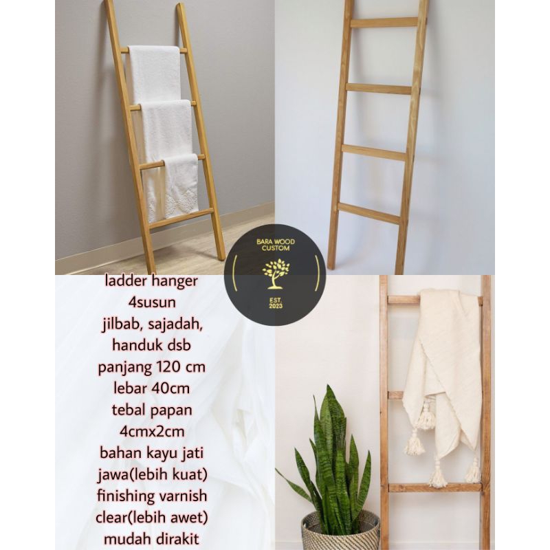 Jual Ladder Hanger Susun Untuk Jilbab Sajadah Sarung Handuk