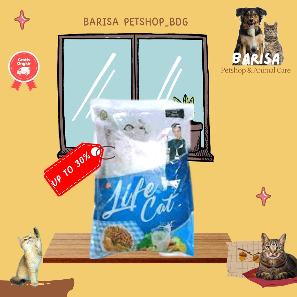 Jual LIFE CAT ADULT MAKANAN KUCING REPACK 1 KG MAKANAN KUCING KERING