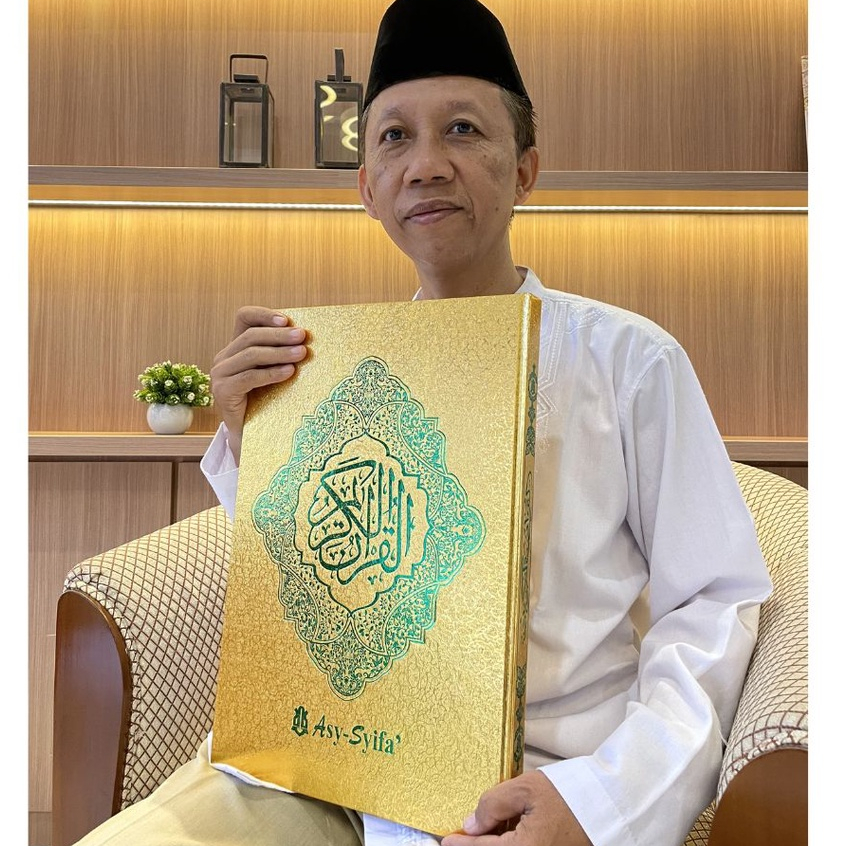 Jual Al Quran Lansia Mushaf Asy Syifa Cover Emas Ukuran A Dilengkapi