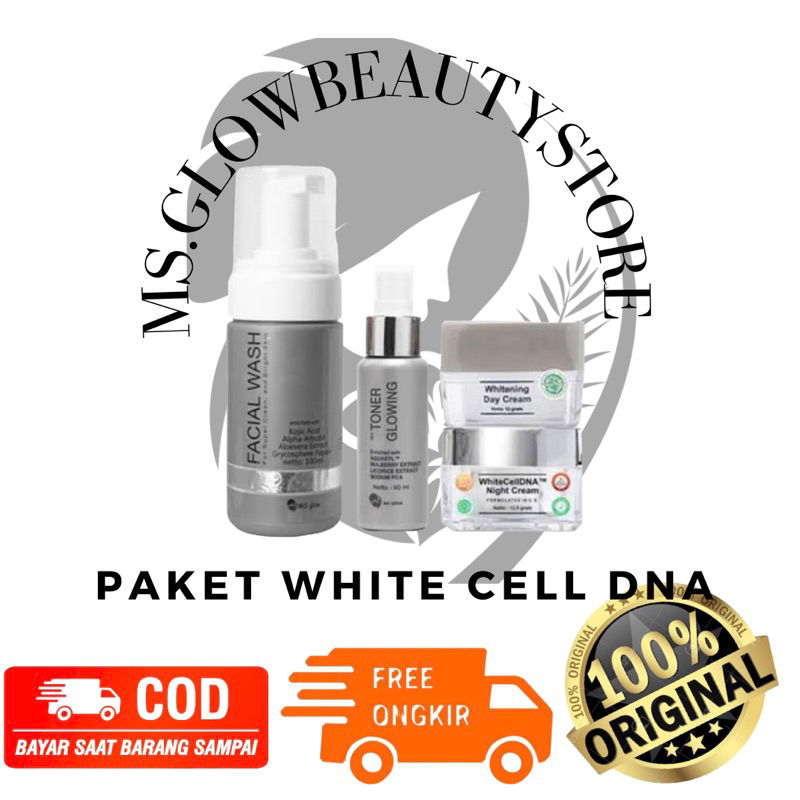 Jual Paket Wajah Ampuh Flek Hitam White Cell Dna Shopee Indonesia