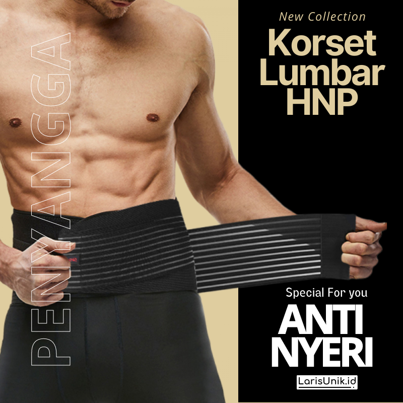 Jual Sabuk Lumbal Lumbar HNP Penyangga Perut Pinggang Pakaian Korset