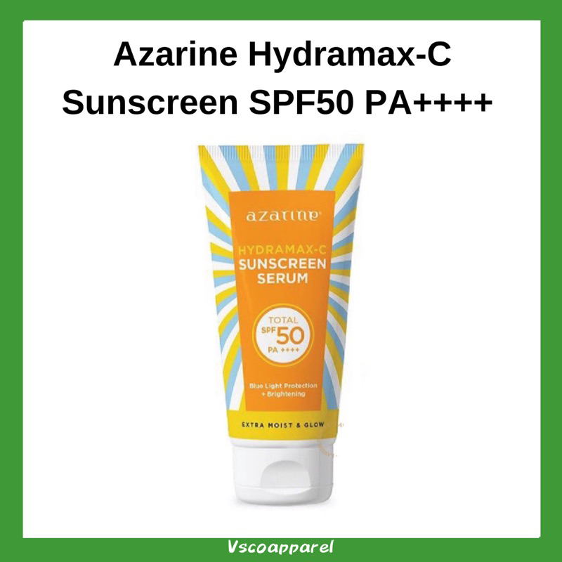 Jual Azarine Hydramax C Sunscreen Serum SPF 50 PA 40ml Shopee