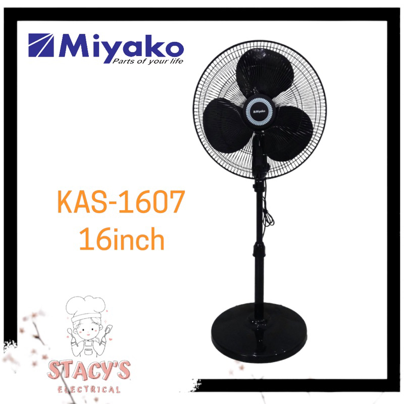 Jual KIPAS ANGIN STANDFAN BERDIRI 16 MIYAKO KAS 1607 Shopee Indonesia