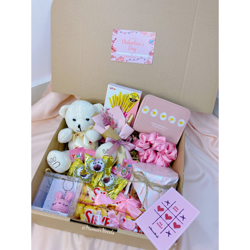 Jual READY CEK VARIASI VALENTINE GIFT HAMPERS BOX BUKET HADIAH