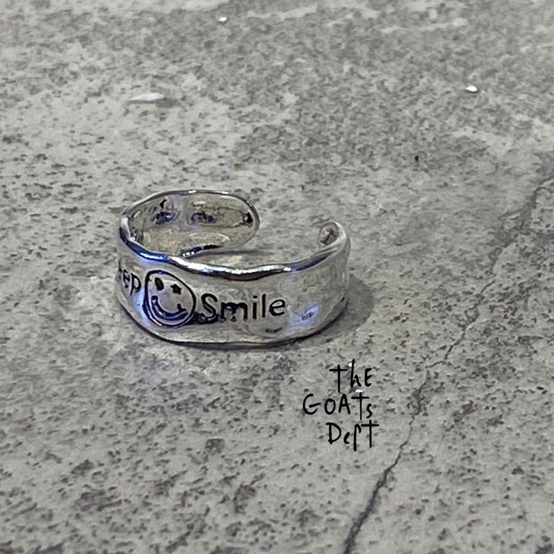 Jual The Goats Dept Smile Abstract Ring Tgd Cincin Smiley Senyum