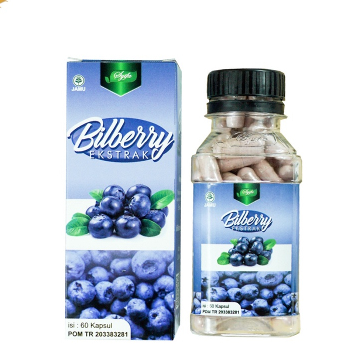 Jual Ekstrak Bilberry Syifa Obat Mata Minus Plus Silinder Katarak Rabun