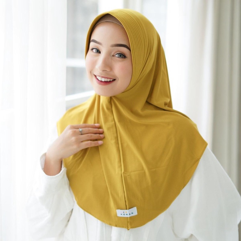 Jual Jilbab Bergo Hamidah Jersey Pinguin M Shopee Indonesia