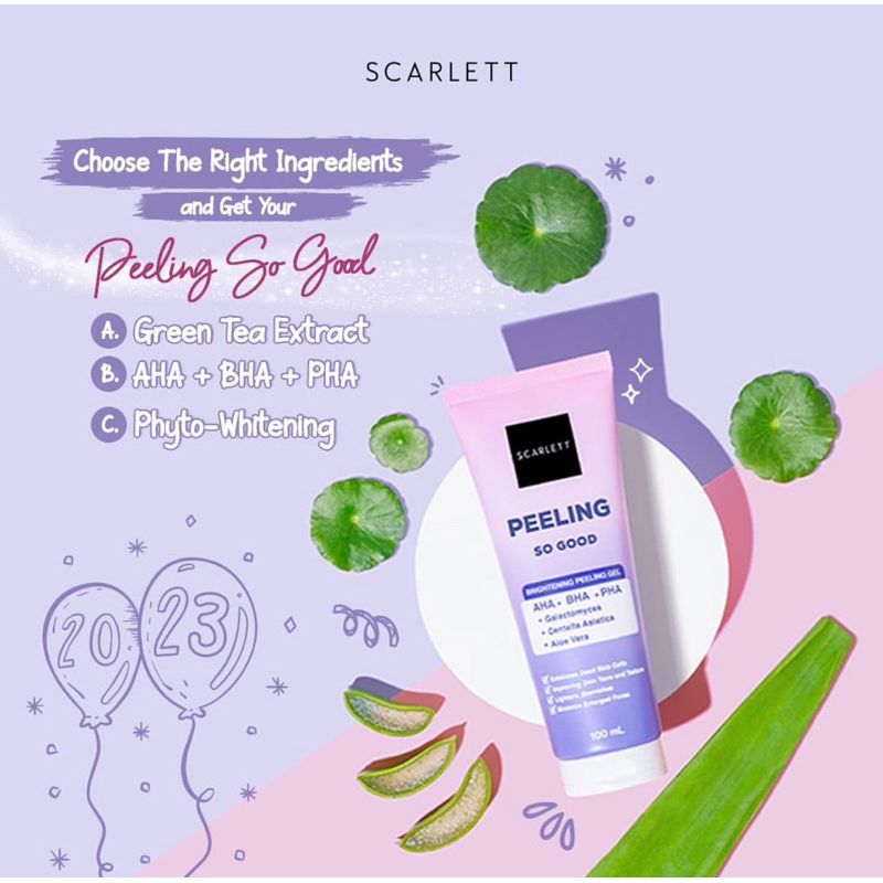 Jual SCARLETT PEELING SO GOOD BRIGHTENING PEELING GEL GEL PERONTOK DAKI