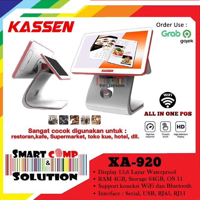 Jual Mesin Kasir POS Android Kassen XA920 XA 920 4 64 GB Touchscreen