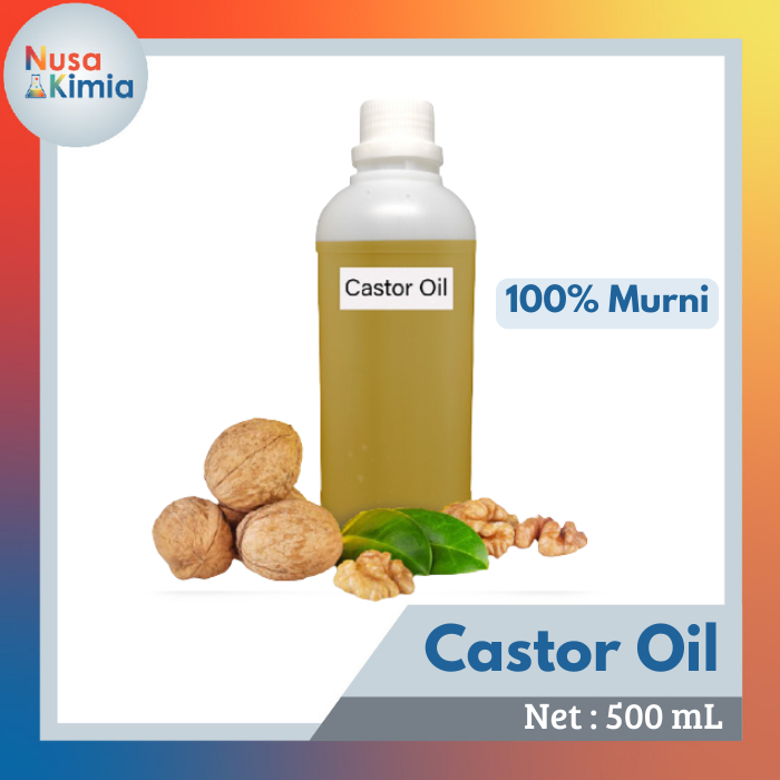 Jual Castor Oil Minyak Jarak Murni 500 Ml Shopee Indonesia