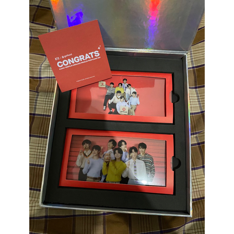 Jual Merchandise Postcard Gofood X Bts Shopee Indonesia