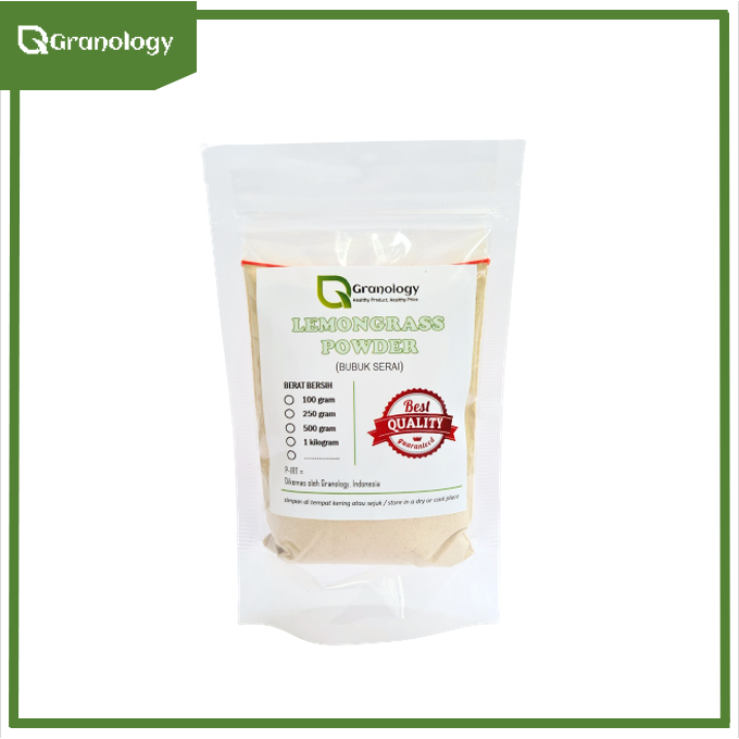 Jual Serai Bubuk Lemongrass Powder 100 Gram By Granology Shopee