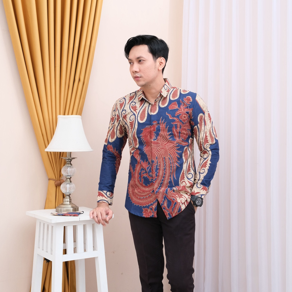 Jual CUSTOM BATIK JUMBO LENGAN PANJANG PENDEK Batik Pria Modern