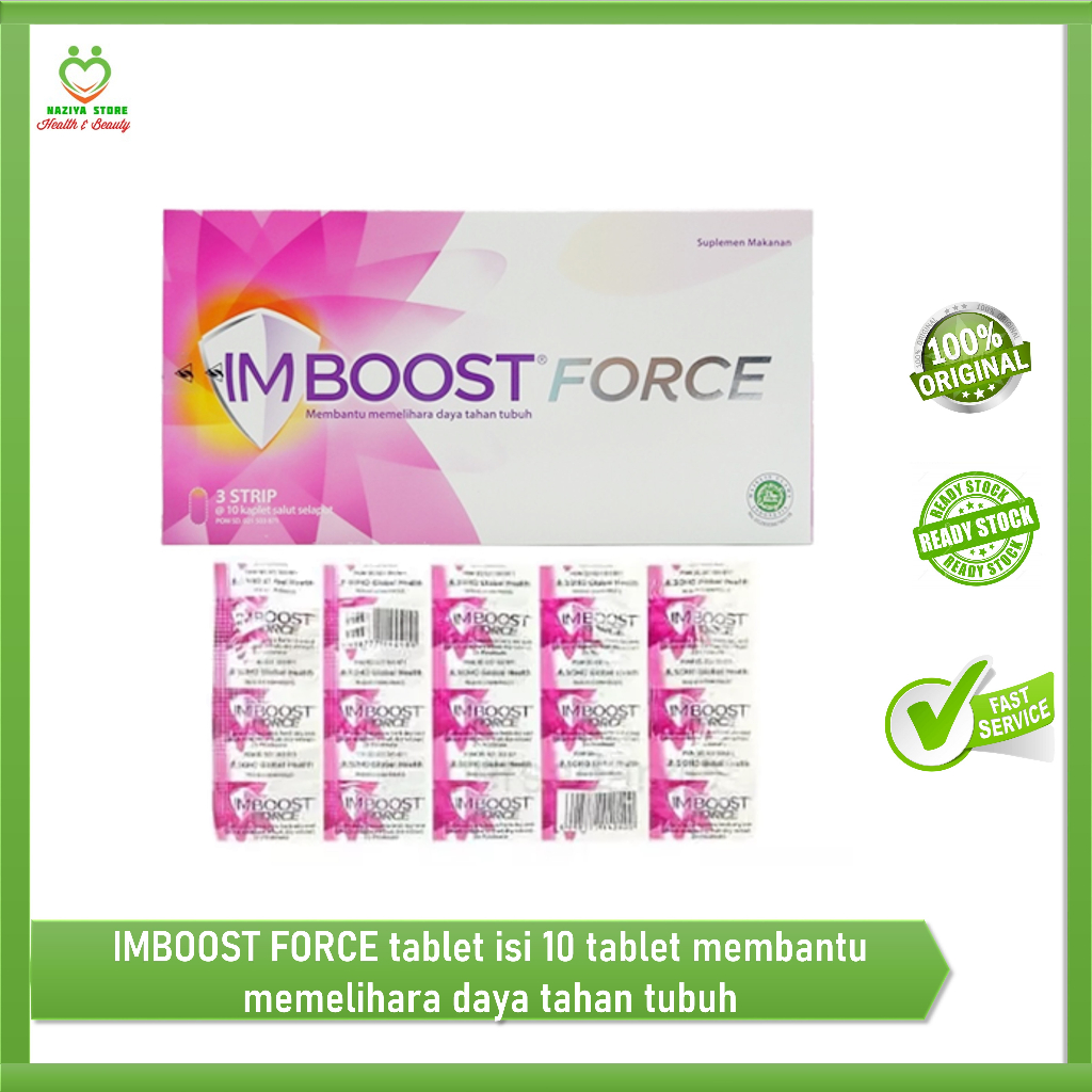 Jual IMBOOST FORCE Tablet Isi 10 Tablet Membantu Memelihara Daya Tahan