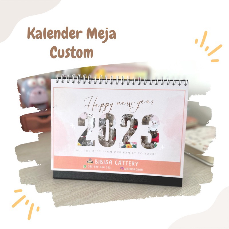 Jual KALENDER MEJA KALENDER DUDUK CUSTOM SATUAN Shopee Indonesia