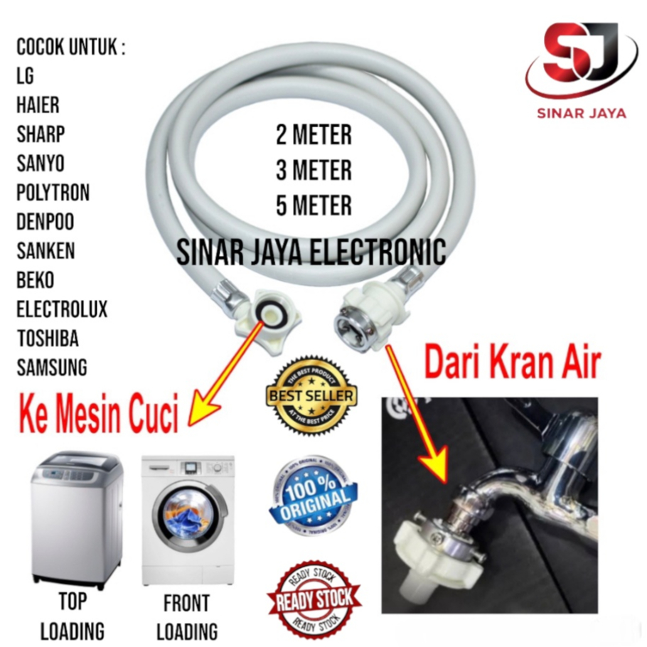 Jual Selang Mesin Cuci Selang In Let Selang Air Bersih Mesin Cuci