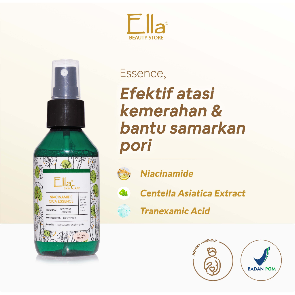 Jual Ella Skincare Niacinamide Botanical Cica Essence With Centela