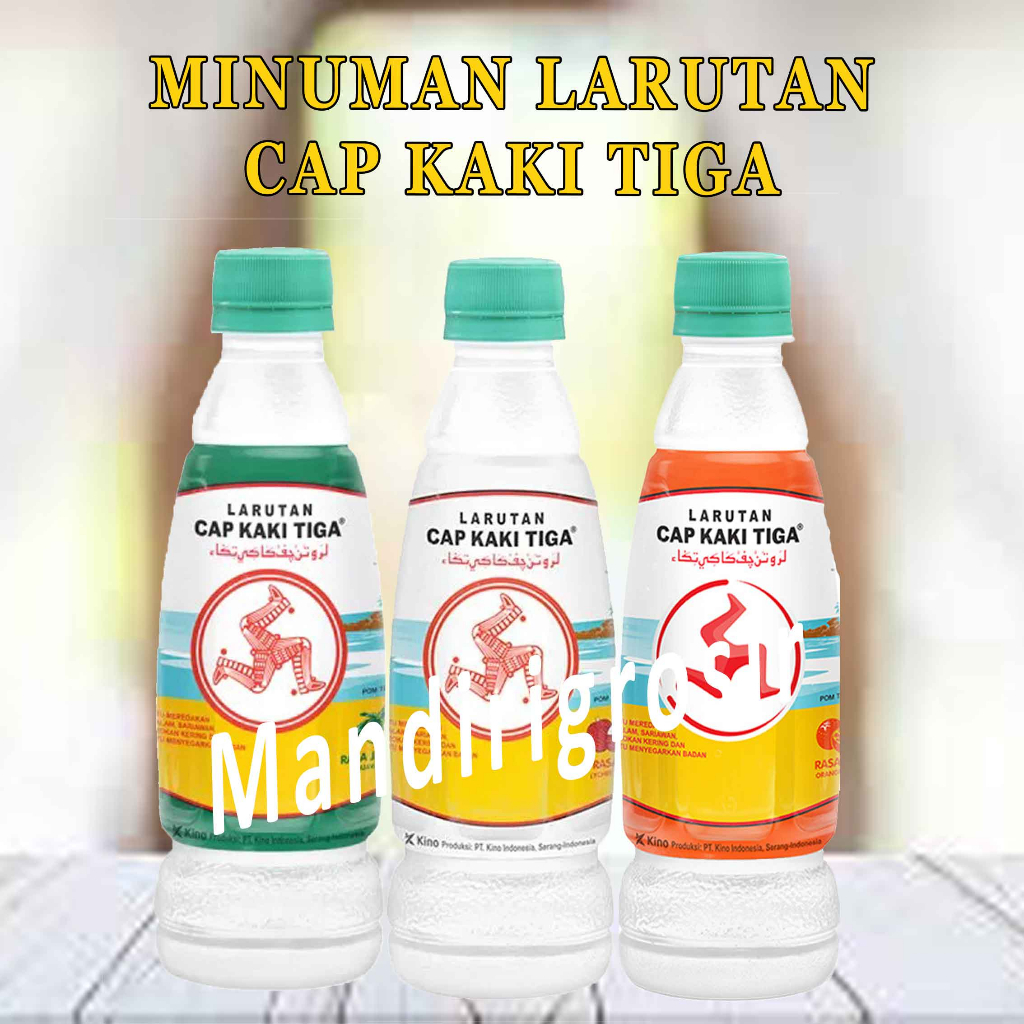 Jual Minuman Larutan Cap Kaki Minuman Panas Dalam Tiga Botol Ml