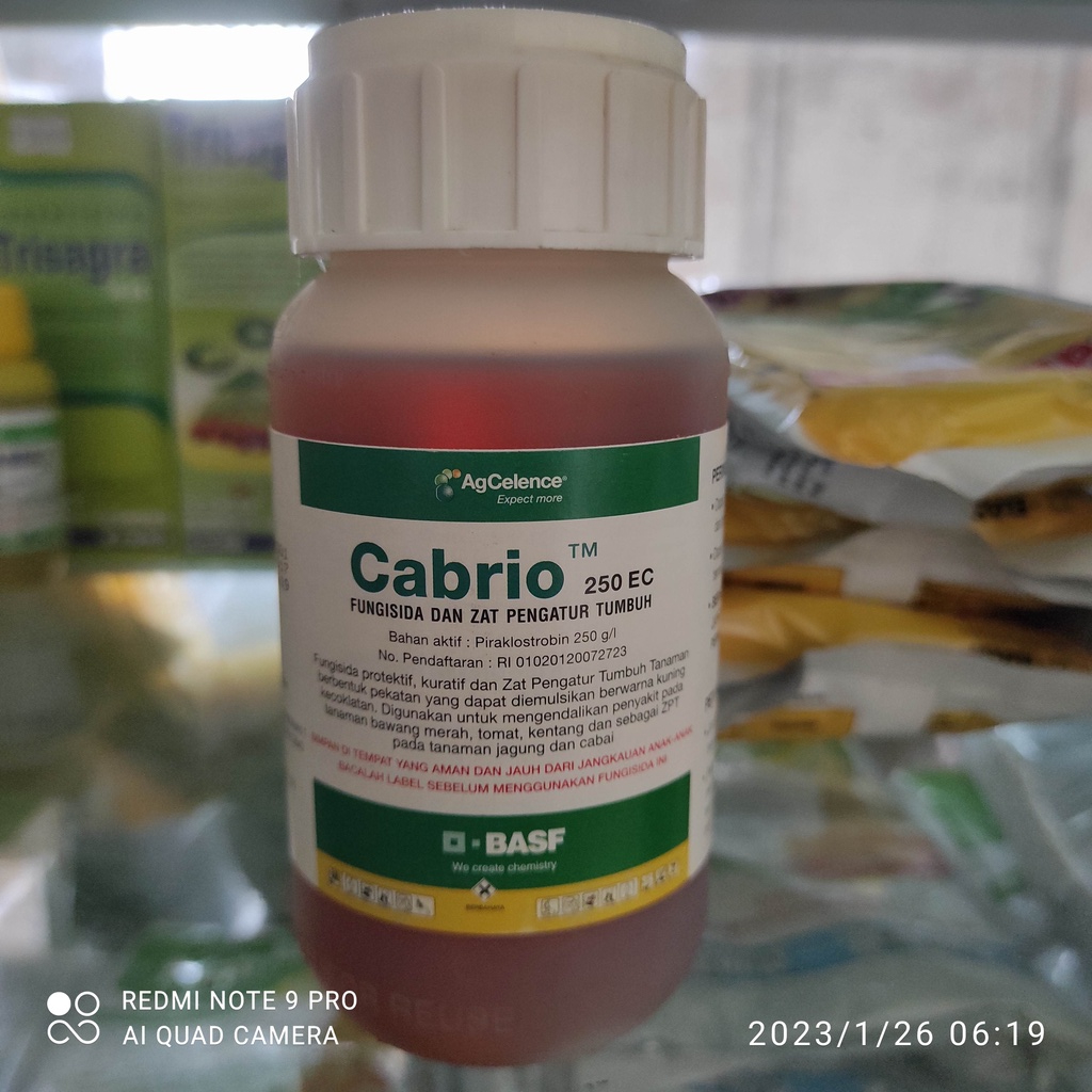 Jual Fungisida Cabrio 250 EC BASF 250 Ml Shopee Indonesia