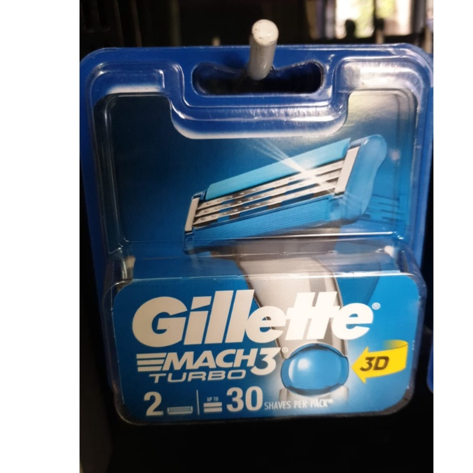 Jual Gillette Mach 3 TURBO Mach3 Gilette Razor Handle Cartridges