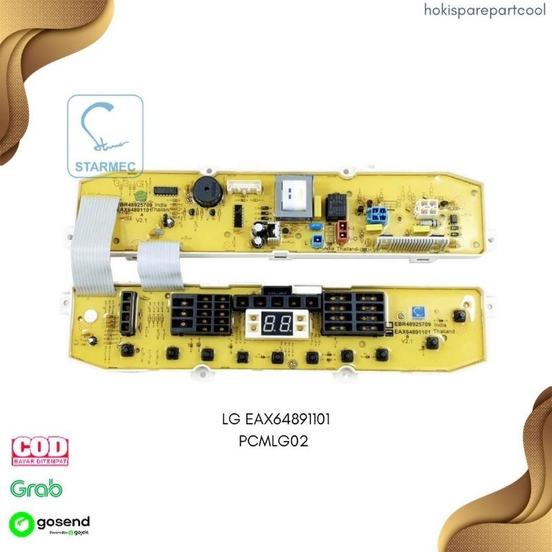 Jual Modul Pcb Mesin Cuci Lg Ts Vm Ts Vm Ts Vm Original Program