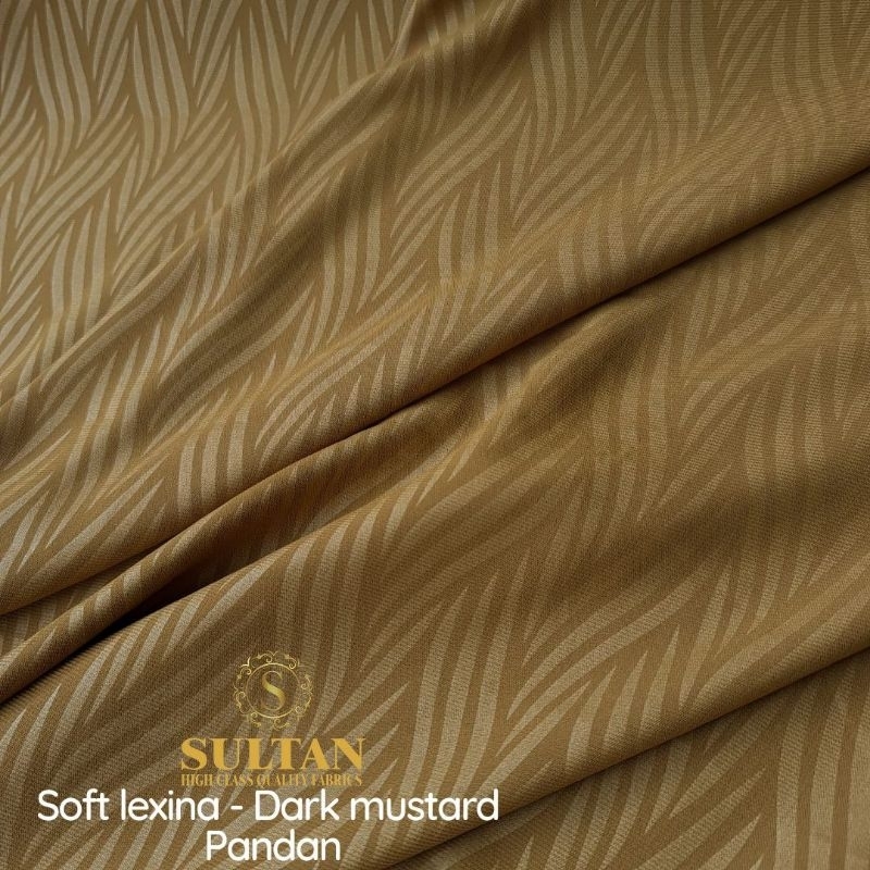 Jual Warna Dark Mustard Kuning Kunyit Kain Sultan Soft Lexus Polos