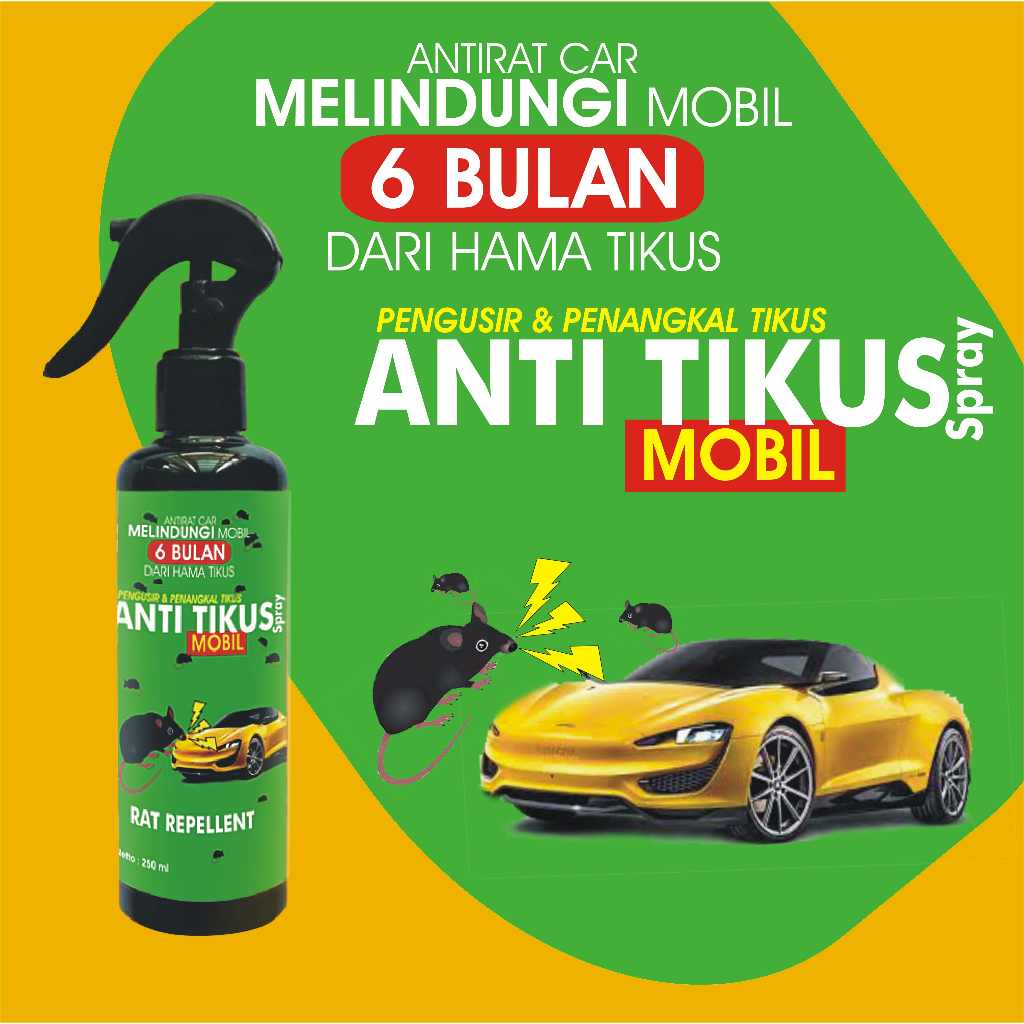 Jual Spray Pengusir Tikus Alami Bergaransi Original Anti Karat Untuk