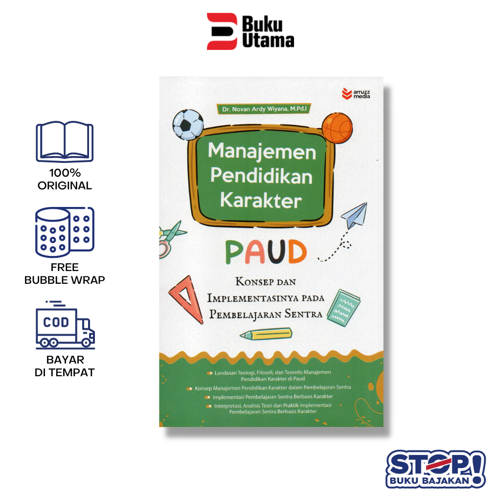 Jual Buku Manajemen Pendidikan Karakter Paud Konsep Dan